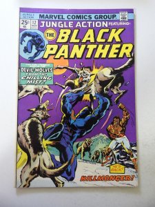 Jungle Action #12 (1974) VG/FN Condition slight moisture stain bc MVS Intact