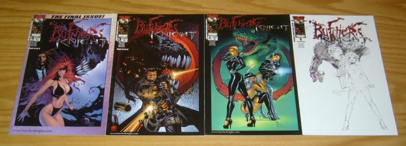 Butcher Knight #1-4 VF/NM complete series - image comics - dwayne turner set lot