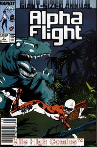 ALPHA FLIGHT ANNUAL (1986 Series) #2 NEWSSTAND Fine Comics Book