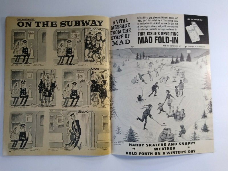 Mad Magazine Jan 1966 No 100 The Adventures of Ozzie and Harriet Nelson Family 