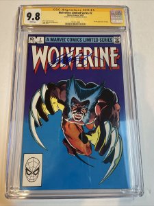 Wolverine Limited Series  (1982) # 2 (CGC 9.8 WP SS) Signed Chris Claremont