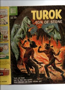 Turok Son of Stone #20 - Dinosaur - Dell - 1960 - VG