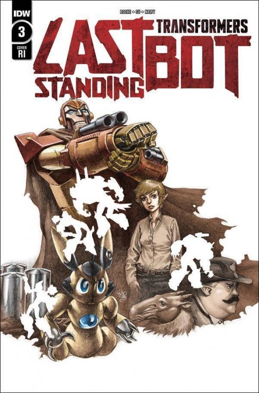 Transformers: Last Bot Standing #3E FN; IDW | RI 1:10 variant - we combine shipp 