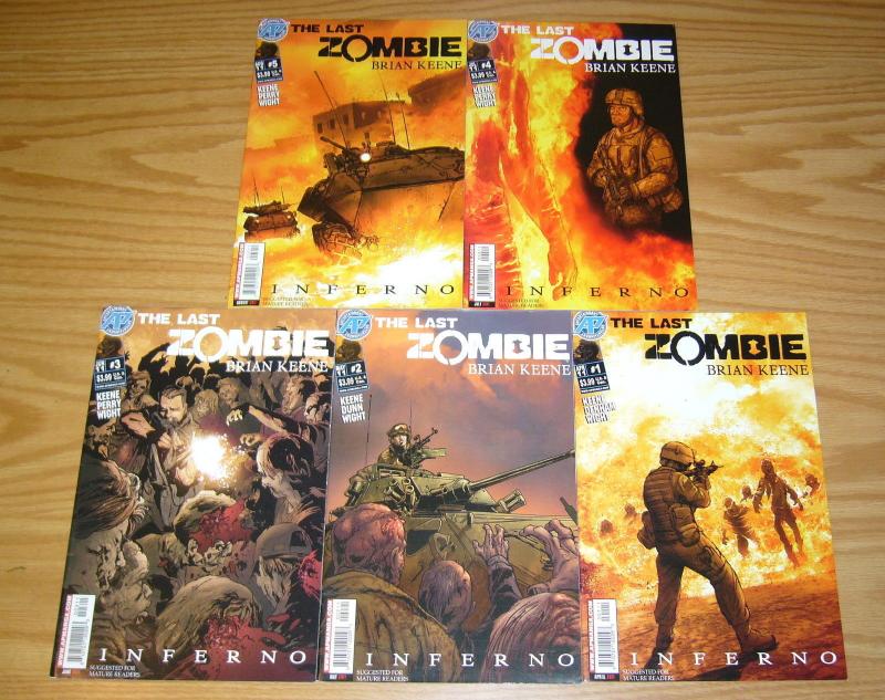 Brian Keene's the Last Zombie: Inferno #1-5 VF/NM complete series - antarctic