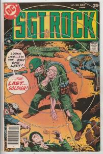 Sgt. Rock #306 (Jul-77) VF High-Grade Sgt. Rock, Easy Co.