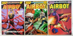 Airboy Lot of 3 #13, 16, 17 (1987) Eclipse Comics 1st Print Comic Books