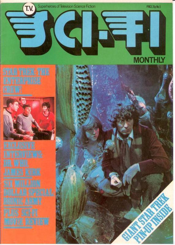 TV SCI FI MONTHLY 5 VF-NM DR WHO CVR; INTERVIEWS: TOM B