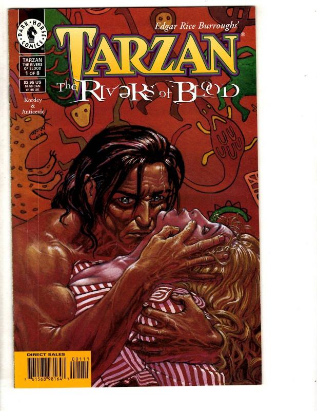 6 Dark Horse Comics Tarzan # 1 2 3 River Blood + Terminator Endgame # 1 2 3 CR25 