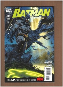 Batman #702 DC Comics 2010 Grant Morrison R.I.P. Missing Chapter NM 9.4