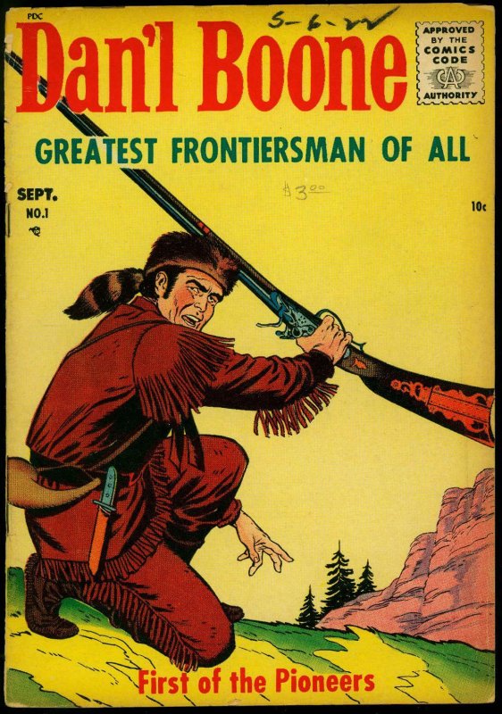 Dan'l Boone #1 1955- Silver Age Western Comic VG
