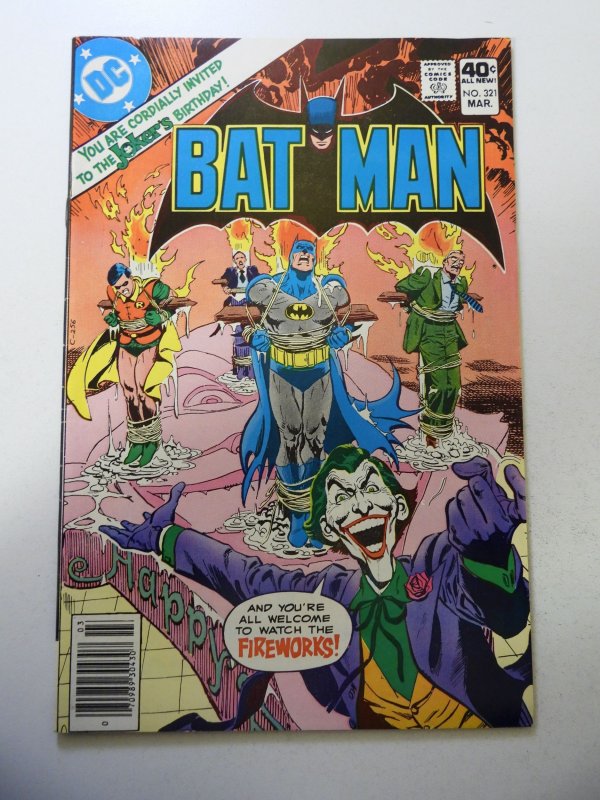 Batman #321 (1980) FN+ Condition