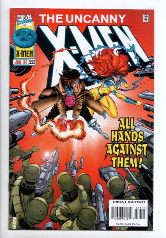 Uncanny X-Men #333 - 1st Full App of Bastion (Marvel, 1996) - FN/VF