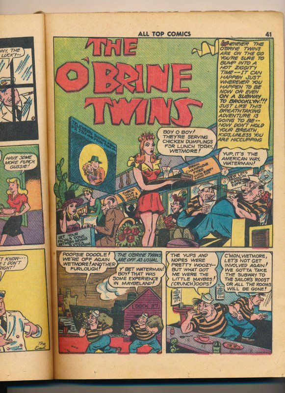 All Top (1944 William H. Wise) #1 GD Very Hard to Find