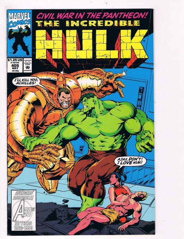 The Incredible Hulk # 405 Marvel Comic Books Awesome Issue Modern Age WOW!!! S29