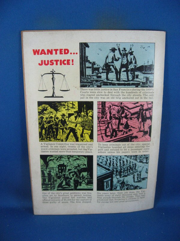 FOUR COLOR 839 THE VIGILANTES  F DELL  1957