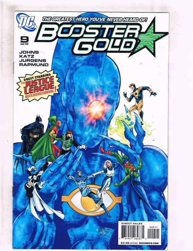 Lot of 5 Booster Gold DC Comic Books #0 6 7 8 9 Maxwell Lord Blue Beetle LH10