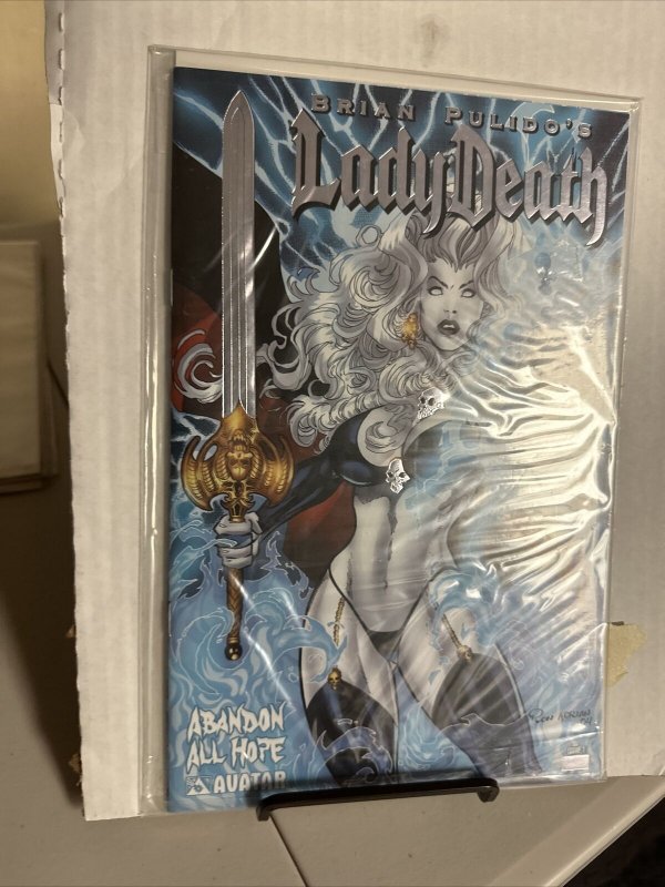 LADY DEATH ABANDON ALL HOPE 1.   AVATAR COMICS limited to 1300