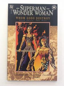 SUPERMAN WONDER WOMAN WHOM GODS DESTROY #1-4 - Signed by Chris Claremont w/COA