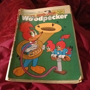 Woody Woodpecker New Funnies 10 Issue Silver Age Comics Lot Run Set Dell...