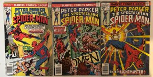 *Spectacular Spider-Man (1976) 1vg+, 2fn, 3fn, 4fvf, 5vf