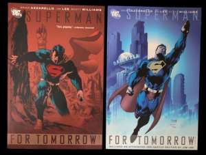 Superman for Tomorrow Volume #1 2 Graphic Novel Azarello 2006 DC Comics VF/NM