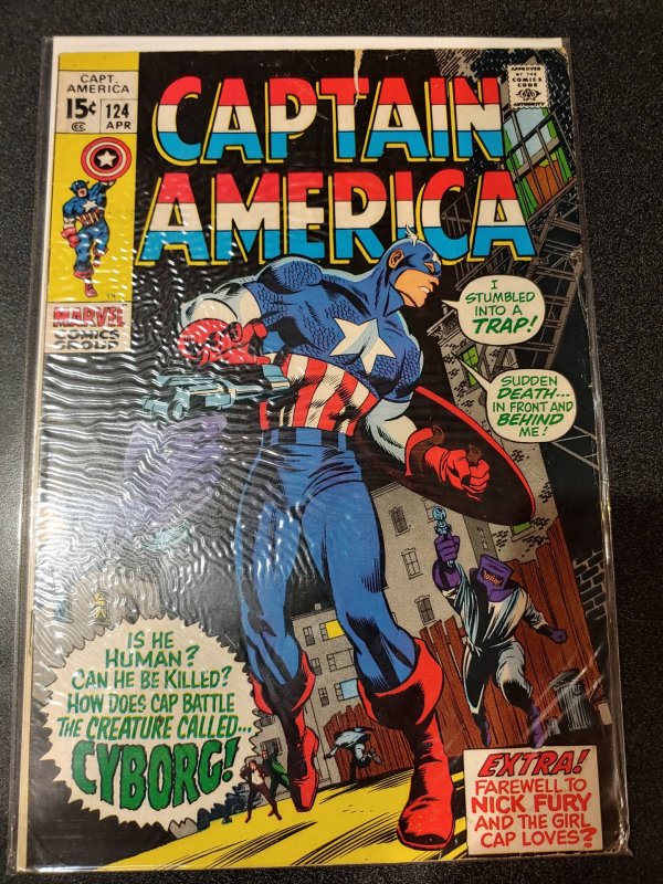 CAPTAIN AMERICA #124 FINE