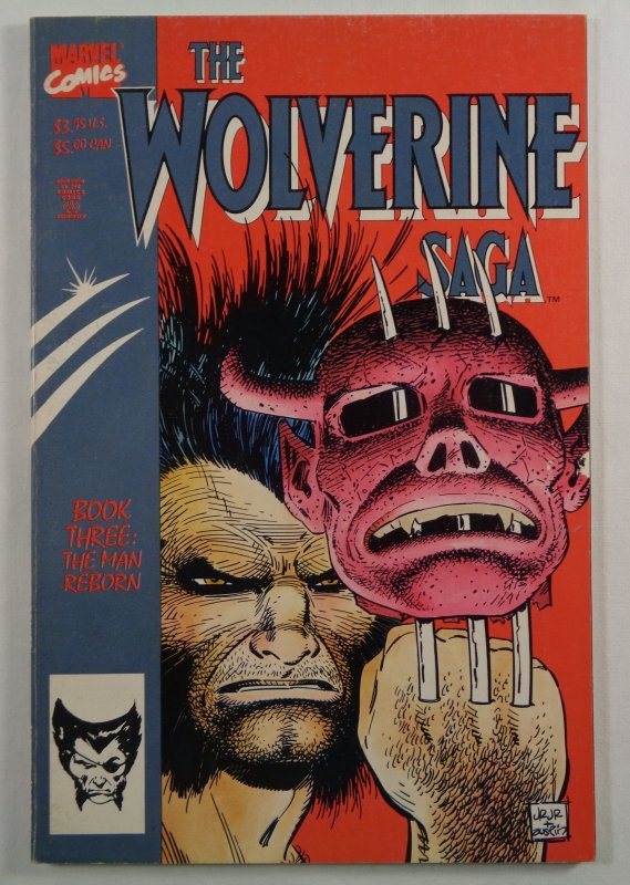 Wolverine Saga #1 2 3 Rob Liefeld Front/Back Cover Photos Marvel 1989