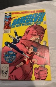 Daredevil #181 (1982)bullseye kills Electra