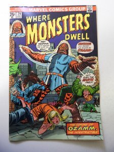 Where Monsters Dwell #29 (1974) FN- Condition