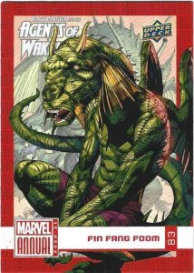 2020-21 Marvel Annual #83 Fin Fang Foom