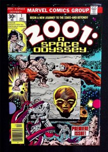 2001: A Space Odyssey #1 VF  Marvel Comics Dec 1976 Movie Adapt. Jack Kirby Art