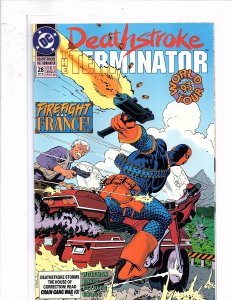 DC Comics Deathstroke the Terminator #28 Mike Zeck Marv Wolfman