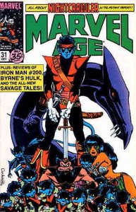 Marvel Age #31 FN ; Marvel | Nightcrawler