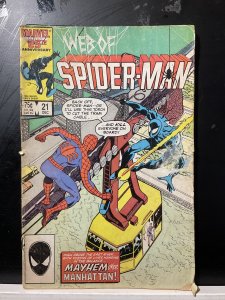 Web of Spider-Man #21 Direct Edition (1986)