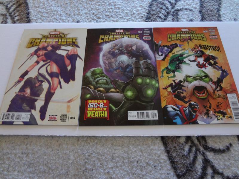 Contest of Champions #1-6, NM+; Appearances by Venom, Hulk,  and The Collector!!