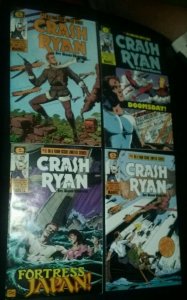 COMPLETE SET CRASH RYAN #1-4 1984 EPIC COMICS RON HARRIS