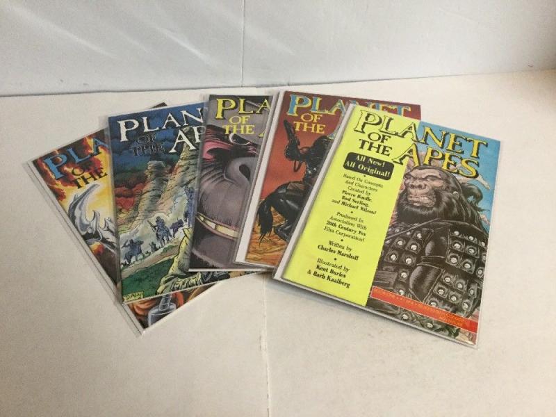 Planet Of The Apes Book One 1-5 Nm Near Mint Issue 1 Fn Fine Water Damage