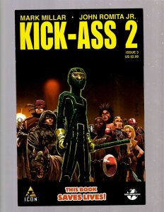 Kick-Ass 2 Complete Marvel Icon Limited Series Comic Books # 1 2 3 4 5 6 7 RP4