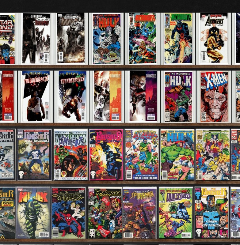 Huge Lot 150+ Comics with The Incredible Hulk, Thunderbolts & More!