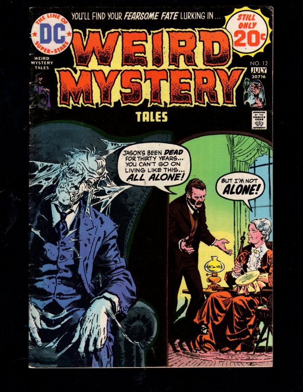 Weird Mystery Tales #12 (1974) 7.0-7.5 Bronze DC HORROR !!!!