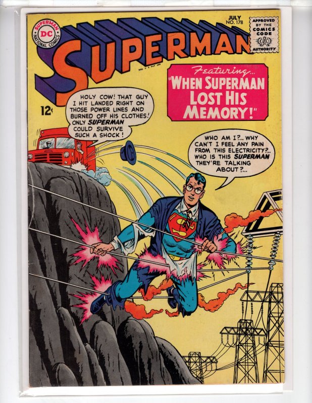 • Superman #178 (1965) High-Grade copy! / CR500-GA#2