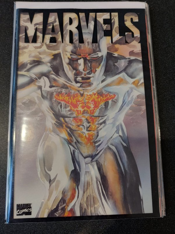 MARVELS BOOK 3 -ALEX ROSS NM SILVER SURFER.