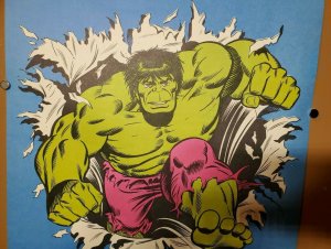 Incredible Hulk Poster 1979 Marvel Comic book promo Rare mint collectable