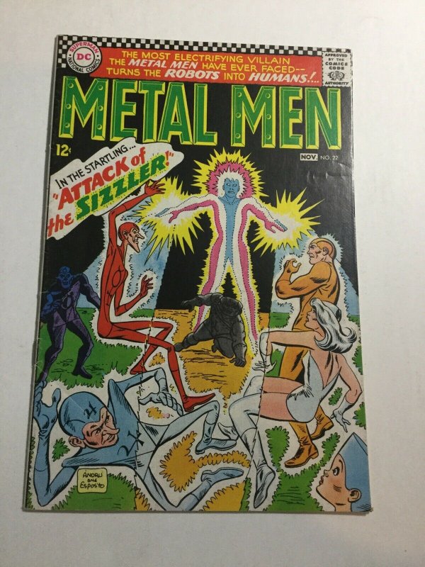 Metal Men 22 Vg/Fn Very Good/Fine 5.0 DC Comics