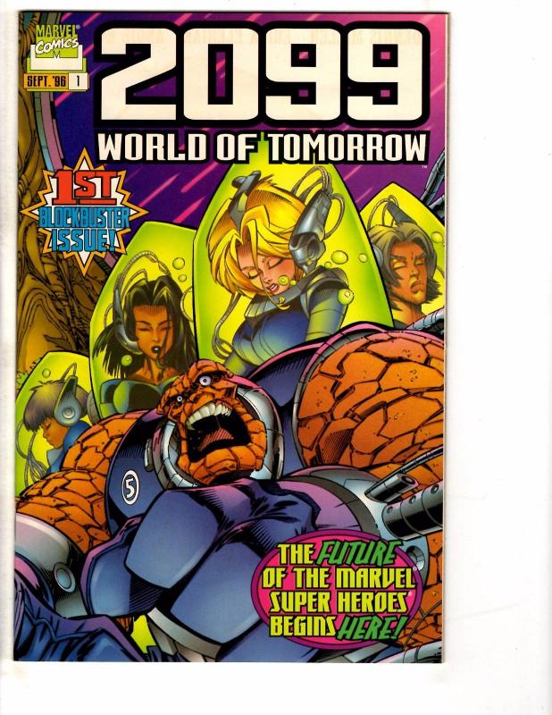 5 Marvel Comics F Four Vs. The X-Men # 1 4 & Fantastic Force 1 & 2099 # 1 2 J202