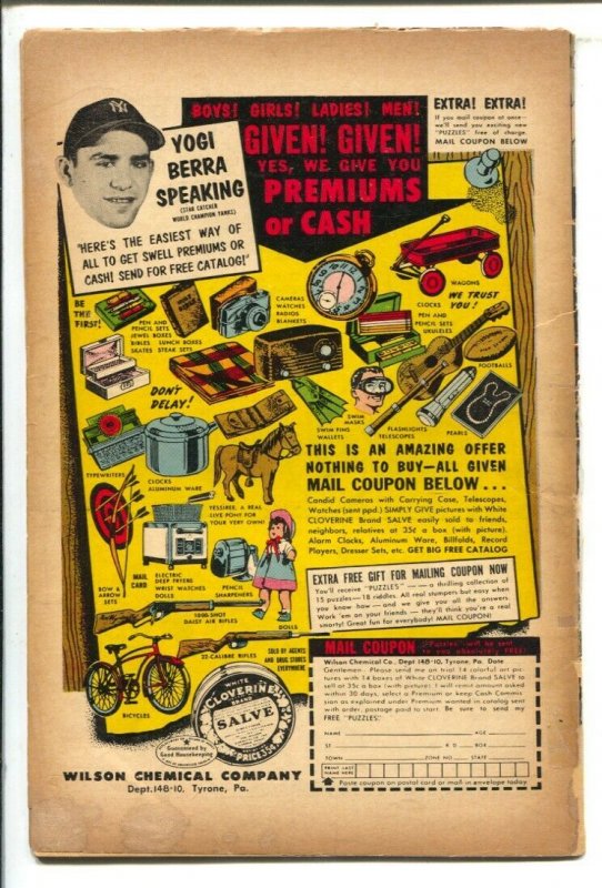 Western Outlaws #20 1957-Atlas-John Severin train robbery cover-Wild Bunch -G...