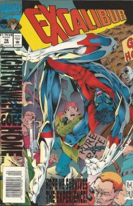 Excalibur #76 (Newsstand) VG ; Marvel | low grade comic Scott Lobdell Nightcrawl