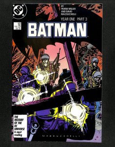 Batman #406 Year One Part 3 Frank Miller!
