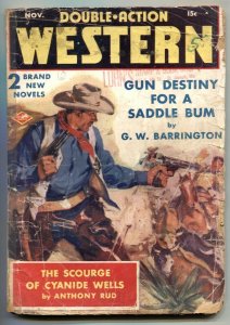 Double-Action Western 11/1940-Gun Destiny for a Saddle Bum