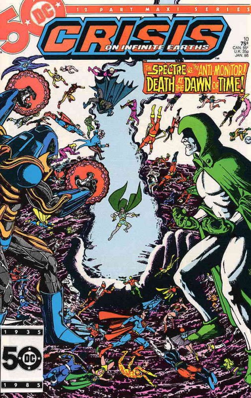 Crisis on Infinite Earths #10 FN ; DC | George Perez